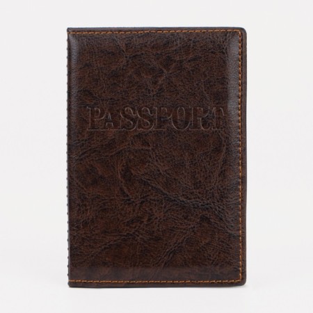 Passport cover, brown color