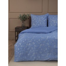 Bed linen 1.5 joint venture amore mio, size 150x210 cm, 145x215 cm, 70x70 cm - 2 pcs, blue color