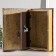 Safe-book wood, leatherette, mirror "Flying in a balloon" 24x16x5 cm