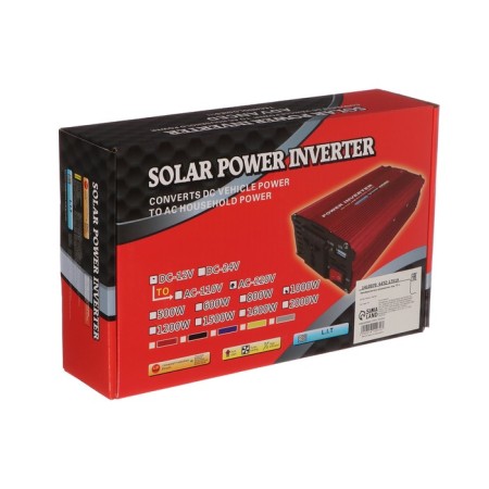 Voltage converter 12/220 V, 1000 watts, USB output-3