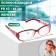 Ready glasses east 6621, burgundy color, +2,25