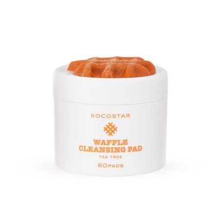 Kocostar Waffle Cleansing Pad faces with tea tree extract cleansing-1