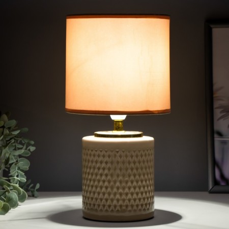 E14 -40W Beige 15x15x29 cm Risalux desktop-2
