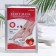 Exfoliating mask-cuts for legs based on strawberries and milk, universal, 1 pair