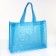 Household bag without fastening, blue color