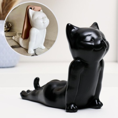 Figure "Cat Mess Up" black, 17cm