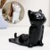 Figure "Cat Mess Up" black, 17cm