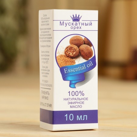 Essential oil "nutmeg", a bottle-boiler, annotation, 10 ml-2