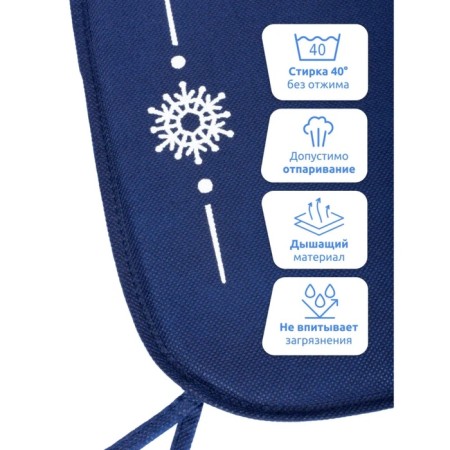 Sanctis seat - mattress, universal, blue color-3