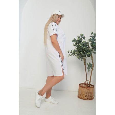 Women's dress, size 52, white color-1