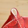 Bath cap with a print "Fire Dragon", red, polyester felt