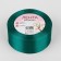 Satin tape, 40 mm × 23 ± 1 m, emerald color No. 126