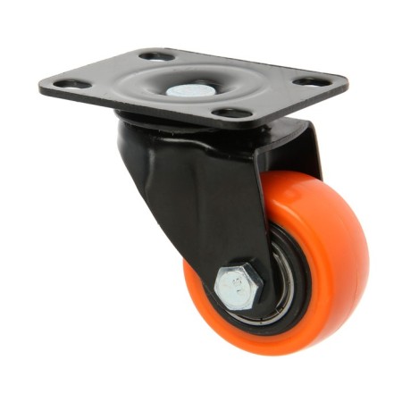 Furniture wheel CAPPIO, D = 38 mm, rotary, PVC coating