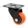 Furniture wheel CAPPIO, D = 38 mm, rotary, PVC coating