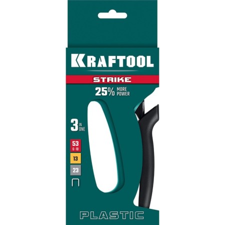 Plastic stapler Kraftool Strike 3189, type of bracket 53/13/23, 6 - 10 mm-11