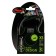 Roulette Flexi Black Design XS (up to 8 kg) 3 m cable, black/silver