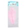 Feather for decor, size: 25-30 cm, pink color