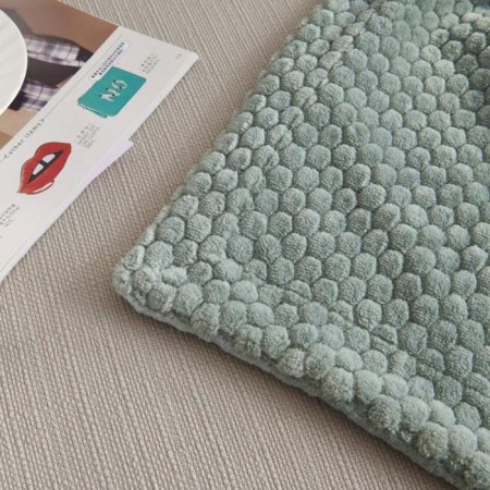 Caroline bedspread, size 220x240 cm, green color-3