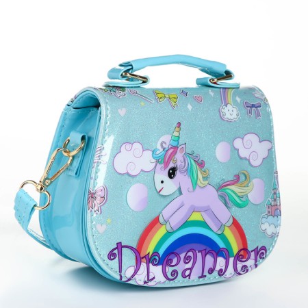 Baby bag on magnet, blue color