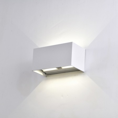 Street lamp Mantra Davos, LED, 2200LM, 3000K, 200x100x100 mm, matte white color