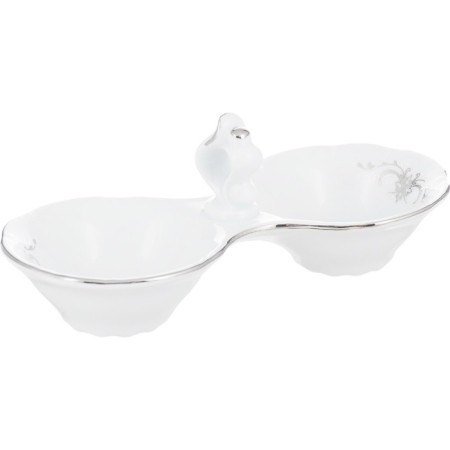 Dining set 6/24 Constance, decor "Gray ornament, Platinum layering", 24 items-7