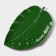 Serve dish "Liszt", 37.5 × 23.5 × 2 cm, green color