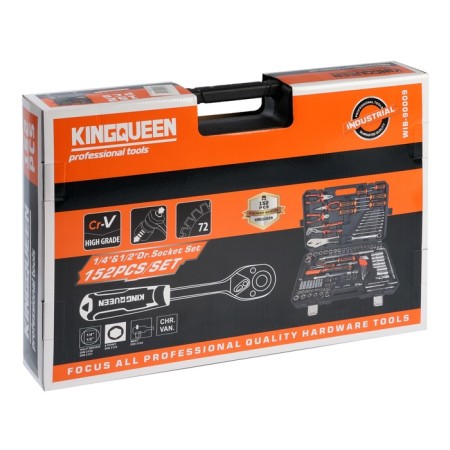 Set of instruments Universal Kingqueen Wib-90009, 72 tooth, 1/2 1/4 ", 152 subjects-3