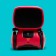 Interactive “cute robot” robot, light and sound effects, Russian voice acting, red color