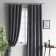 Set of curtains "Tina", size 2x200x270 cm, dark gray color