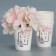 LOVE flowers glass, 250 ml