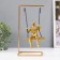 Souvenir Polystone "Thinker" gold 26x13x13 cm