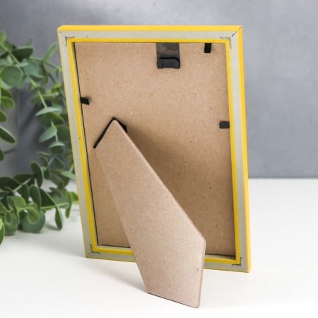 Photo frame plastic "Palette" 10x15 cm, yellow-2
