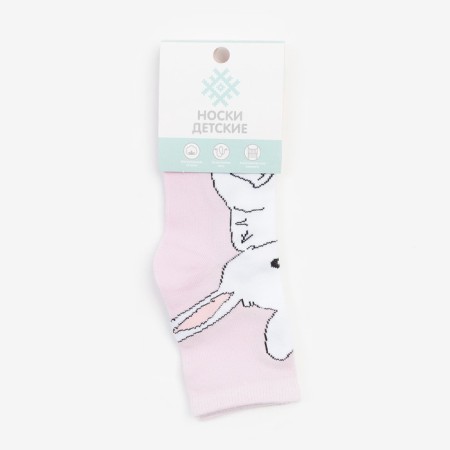 Nosk children's kaftan "bunny", p. 14-16, lilac-4