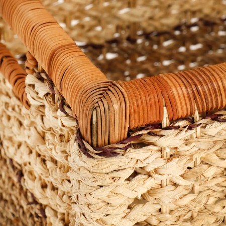 Wicker basket, 52x32x35 cm, algae, corn sheet-2