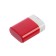 Flash drive Smartbuy Lara, 8 GB, USB2.0, th he is up to 25 MB/s, PLO up to 15 Mb/s, red