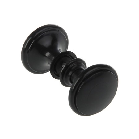 Plastic door handle, d = 65, black