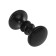 Plastic door handle, d = 65, black