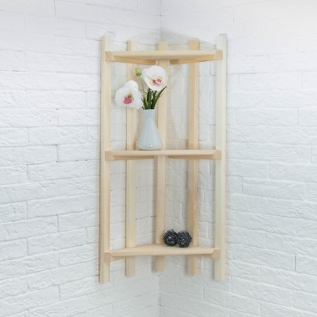 Corner regiment 3 tier 38 × 75 × 16cm, linden "Dobroparov"-2