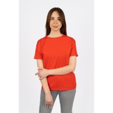 Women's T -shirt Let’s GO, size 44, red color