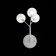 Sconces st. SL376.501.03. Demele. 3x2 W, G4 LED, 350 LM, 15x20 cm, white color