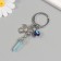 A keychain from the evil eye "Metal" Turtle with a talisman "5.7 cm