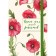 Book for recipes. Red poppies