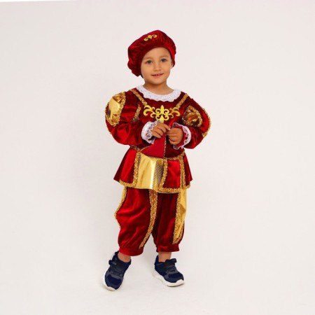 The carnival costume "Prince", the color is red, p. 32, height 110-116 cm