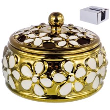 Balsford Home Art box, new bone porcelain, size 12.5x12.5x10 cm