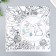 Scrapbooking paper bilateral "bunnies and chicken" density 180 g 30.5x32 cm