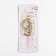 Candle for the cake "Golden with stars", number 9, 5.5 cm