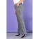 Female trousers, size 52, gray color