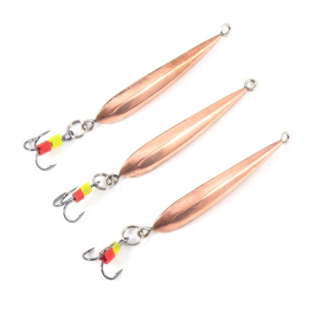 Vertical spin "Yaman" a small boat with a tee, size 37 mm, 4 g, copper-1