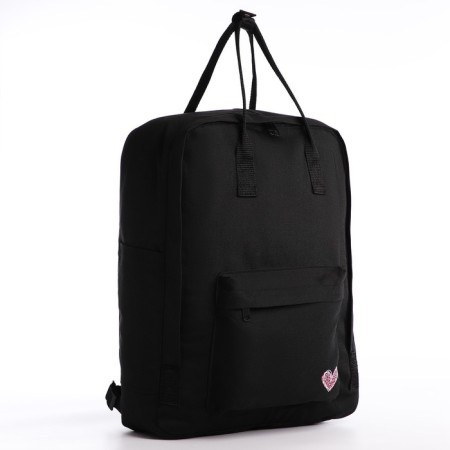 Backpack School Textile Love, 38x27x13 cm, black color-1