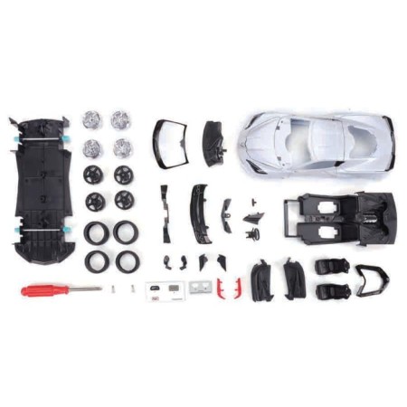 MASTO DIE-CAST 2020 Chevrolet Corvette Stingray Coupe Z51, 1:24, White color-6
